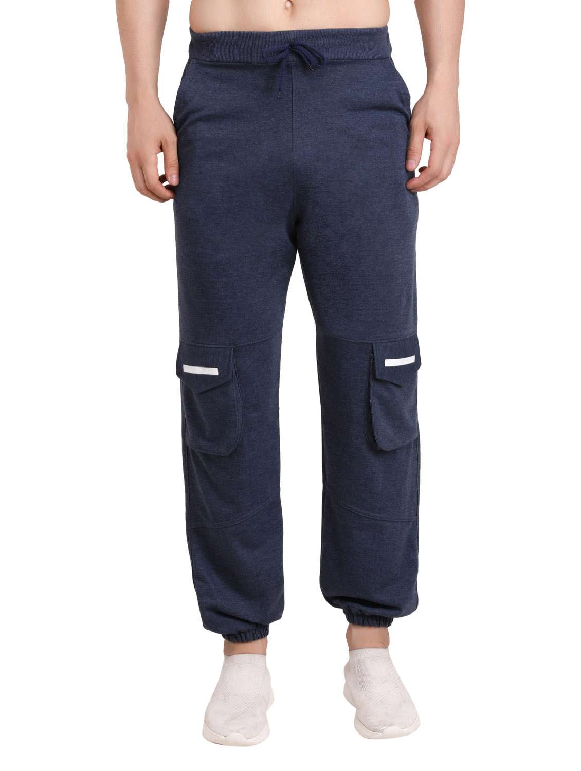 men black placement print mid rise jogger