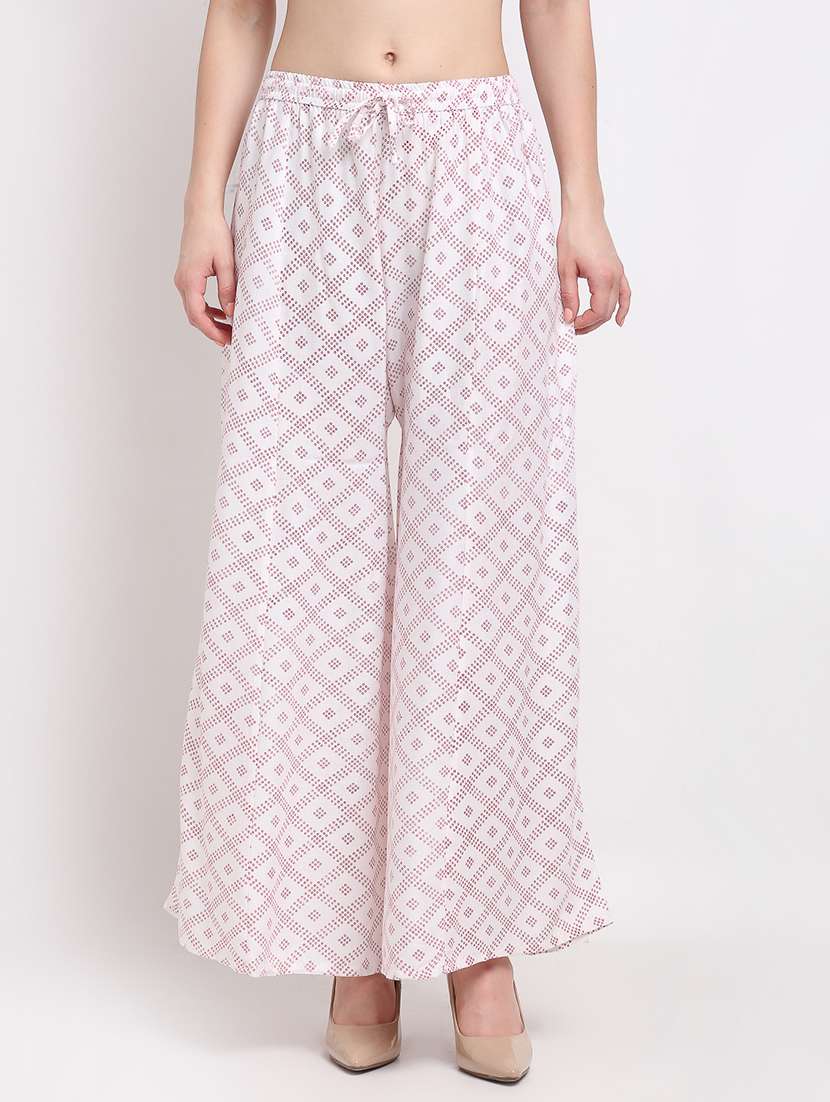 pack of 2 printed flared palazzo - 19124374 -  Standard Image - 1