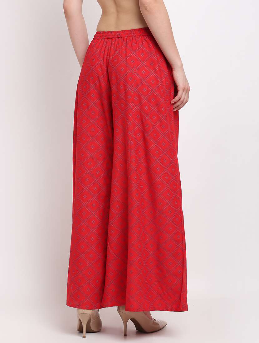 pack of 2 printed flared palazzo - 19124384 -  Standard Image - 4