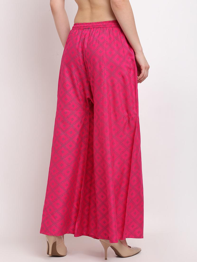 pack of 2 printed flared palazzo - 19124385 - Standard Image - 4