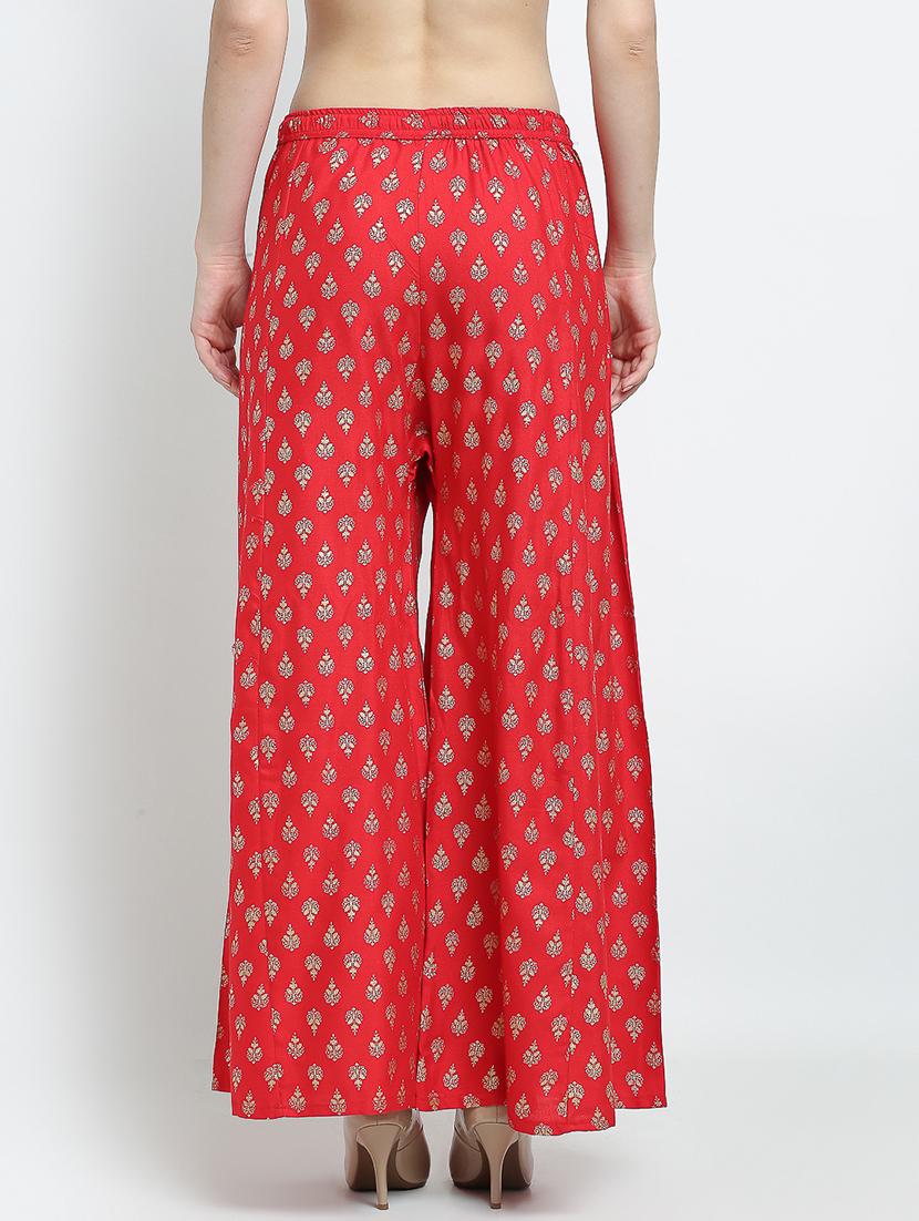 pack of 2 printed flared palazzo - 19124387 - Standard Image - 4