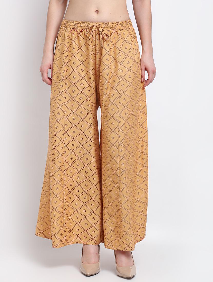 pack of 2 printed flared palazzo - 19124409 -  Standard Image - 1