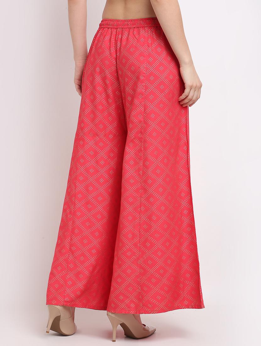 pack of 2 printed flared palazzo - 19124435 - Standard Image - 4