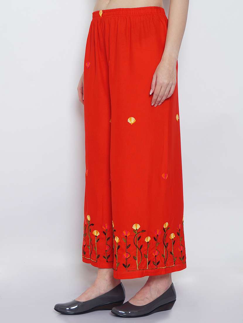 pack of 2 embroidered flared palazzo  - 19124467 -  Standard Image - 4