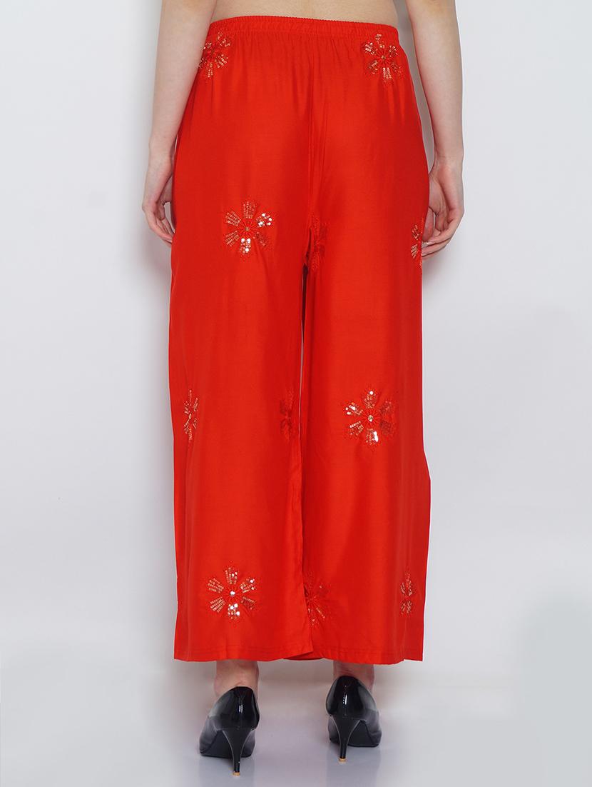 pack of 2 embroidered flared palazzo - 19124481 - Standard Image - 4