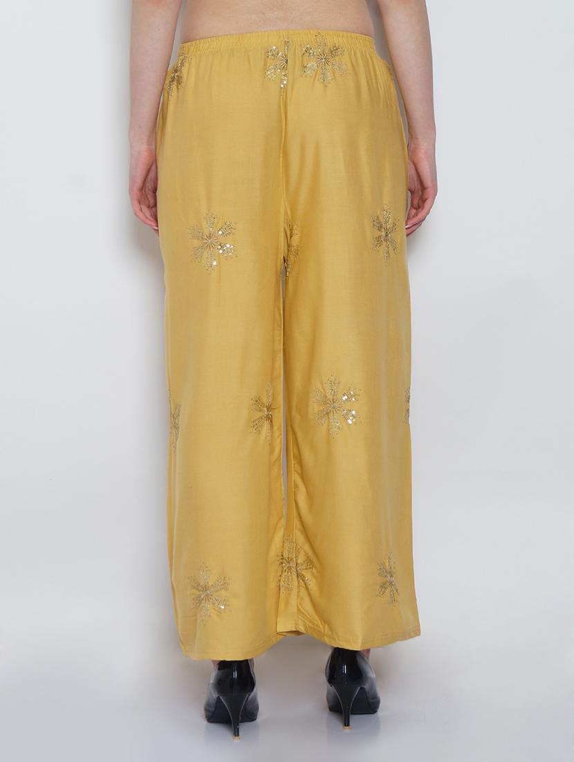 pack of 2 embroidered flared palazzo - 19124505 - Standard Image - 4