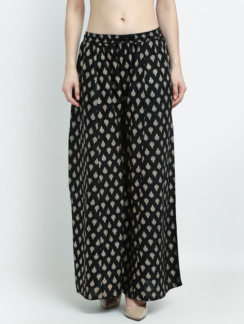 pack of 2 printed flared palazzo - 19124655 -  Standard Image - 1