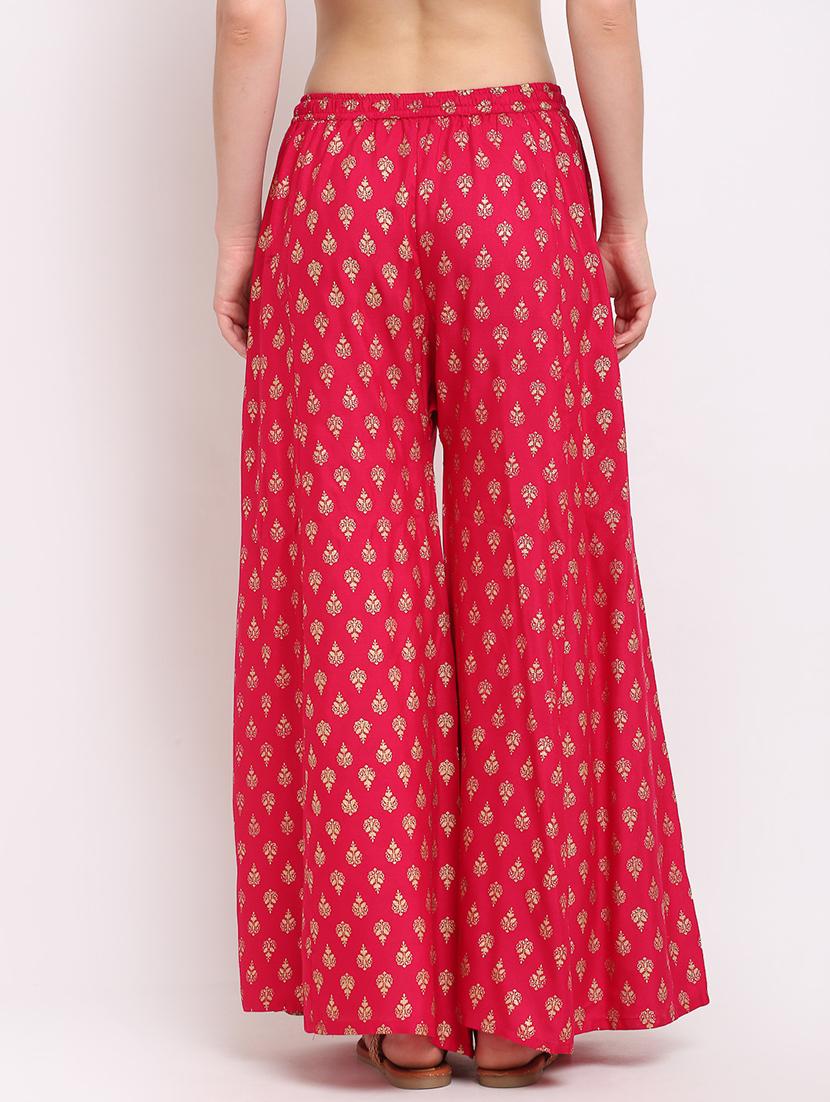 pack of 2 printed flared palazzo - 19124658 - Standard Image - 4