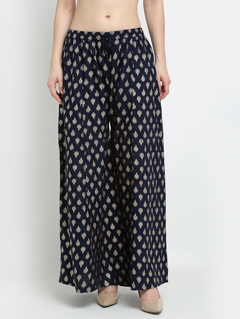 pack of 2 printed flared palazzo - 19124694 -  Standard Image - 1
