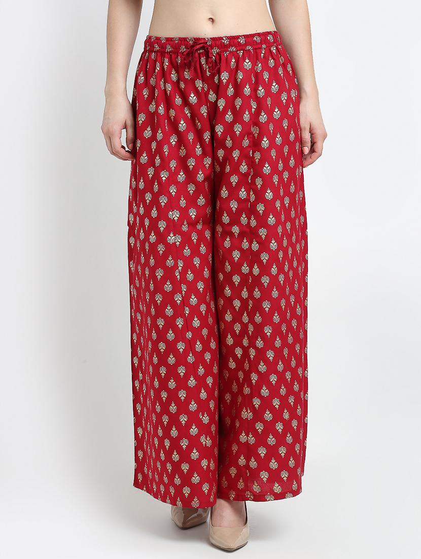 pack of 2 printed flared palazzo - 19124772 -  Standard Image - 1