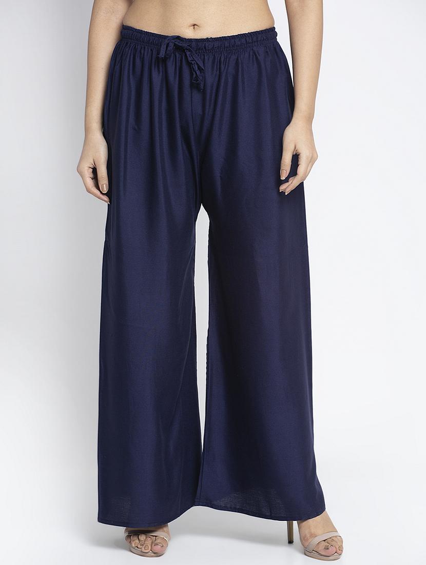 pack of 2 flared palazzos - 19124908 -  Standard Image - 1