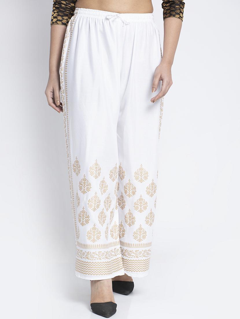 pack of 2 printed flared palazzo - 19125004 -  Standard Image - 1