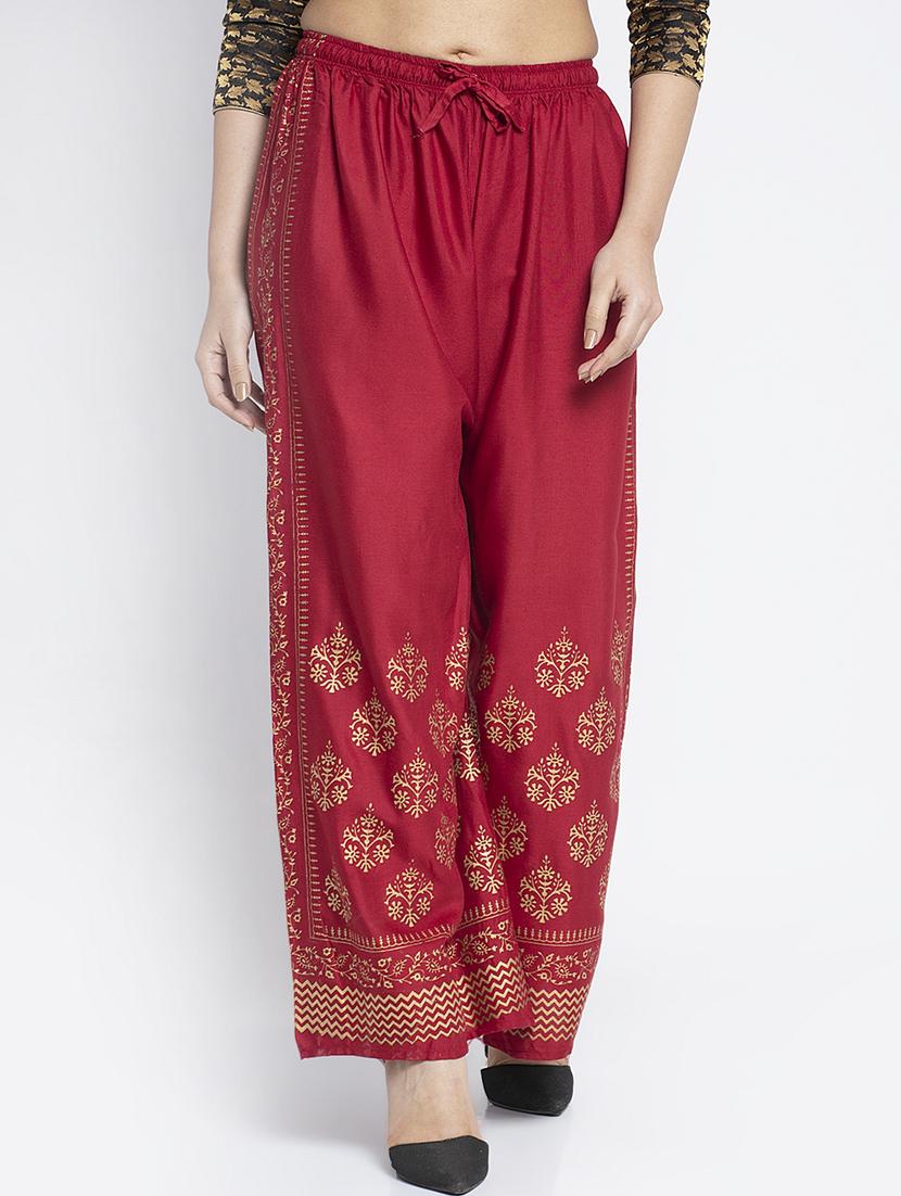 pack of 2 printed flared palazzo - 19125051 -  Standard Image - 1