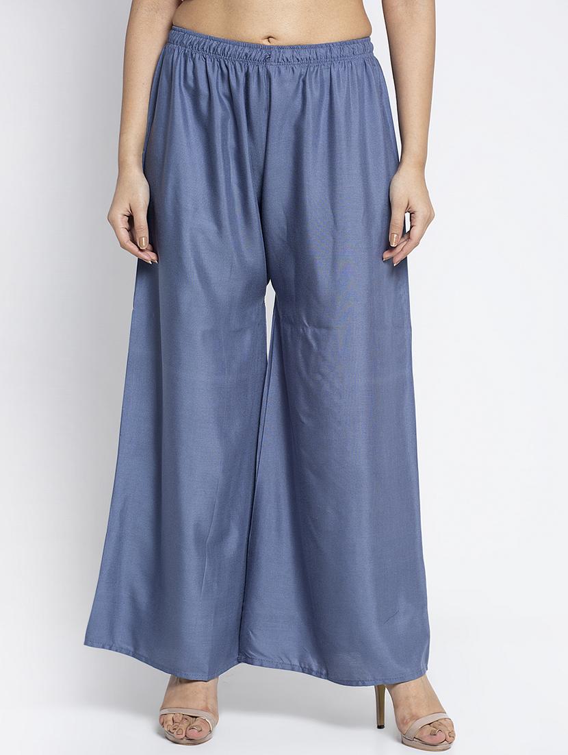 pack of 2 flared palazzos - 19125110 -  Standard Image - 1