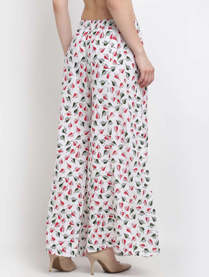 pack of 2 printed flared palazzo - 19125257 -  Standard Image - 4