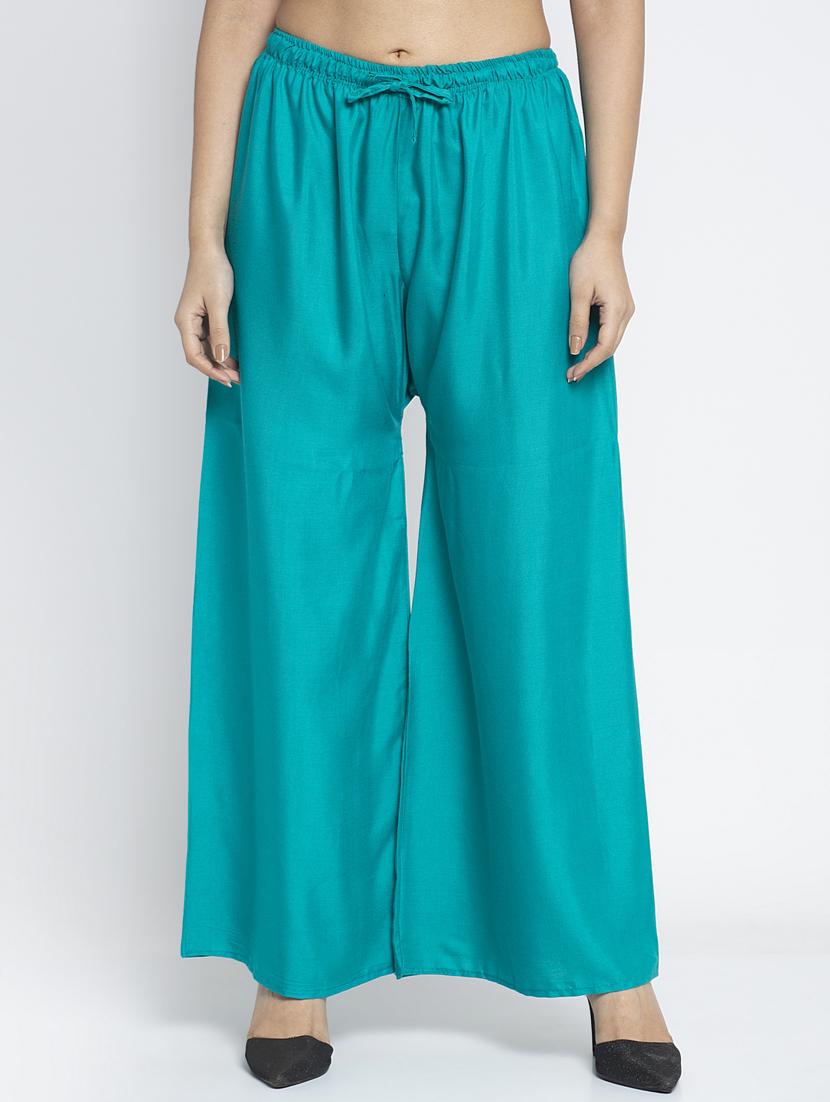 pack of 2 flared palazzos - 19125284 -  Standard Image - 1