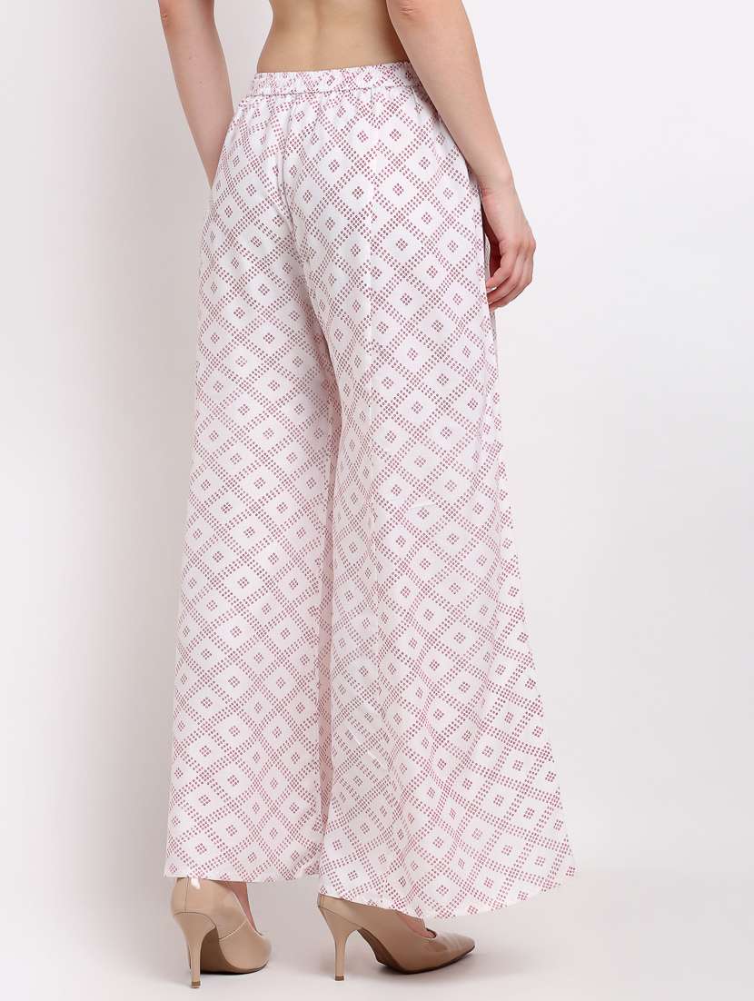 pack of 2 printed flared palazzo - 19125337 -  Standard Image - 4