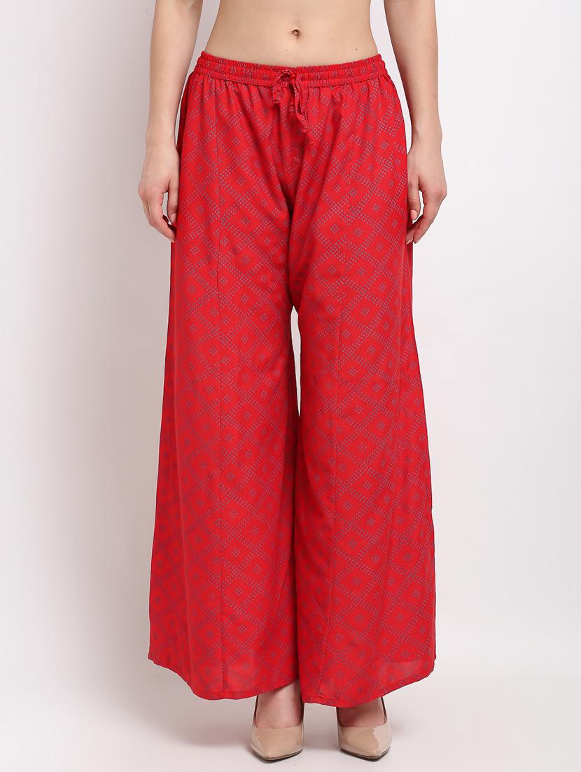 pack of 2 printed flared palazzo - 19125347 -  Standard Image - 1
