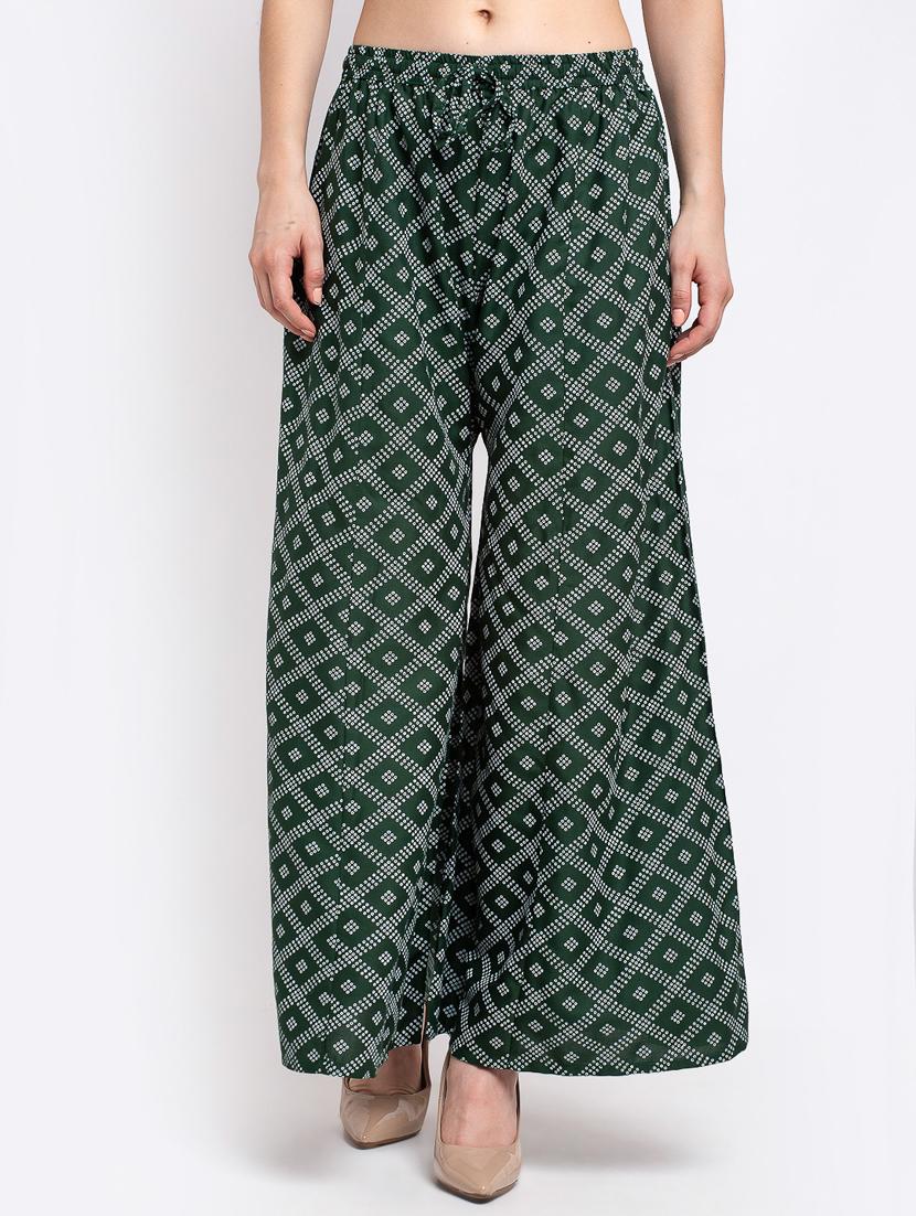 pack of 2 printed flared palazzo - 19125370 -  Standard Image - 1