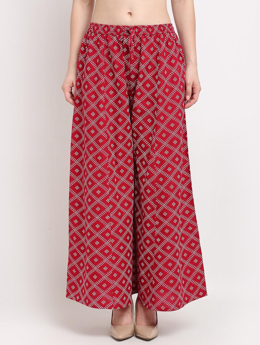 pack of 2 printed flared palazzo - 19125371 -  Standard Image - 1