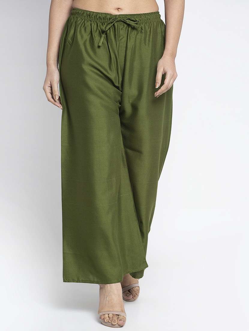 pack of 2 flared palazzos - 19125438 -  Standard Image - 1