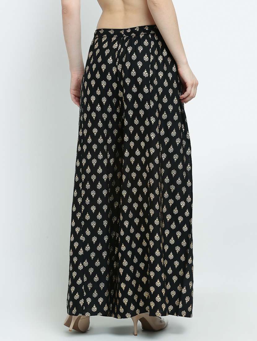 pack of 2 printed flared palazzo - 19125471 -  Standard Image - 4