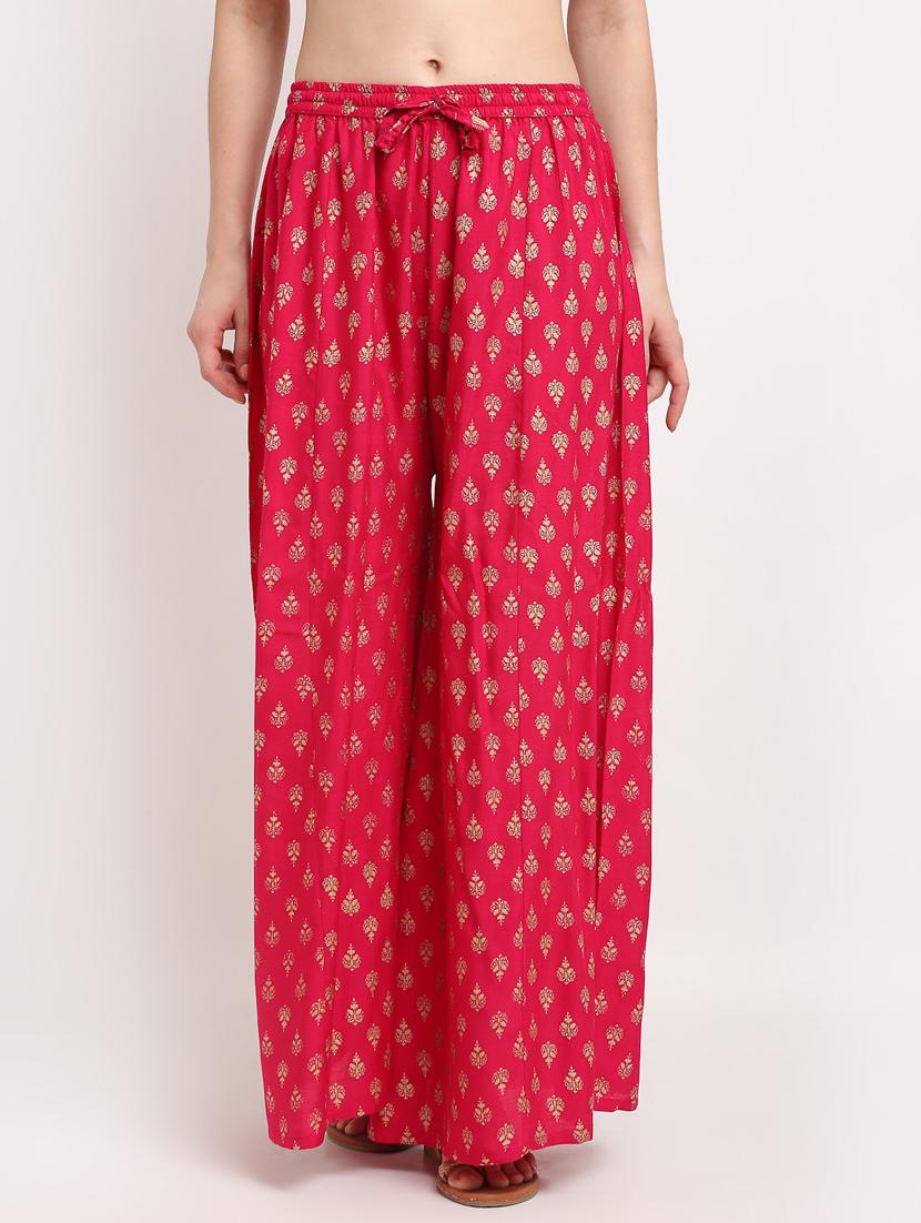 pack of 2 printed flared palazzo - 19125481 - Standard Image - 1