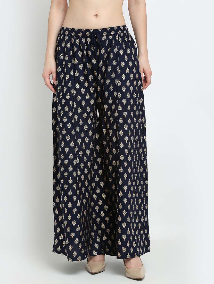 pack of 2 flared palazzos - 19125502 -  Standard Image - 1