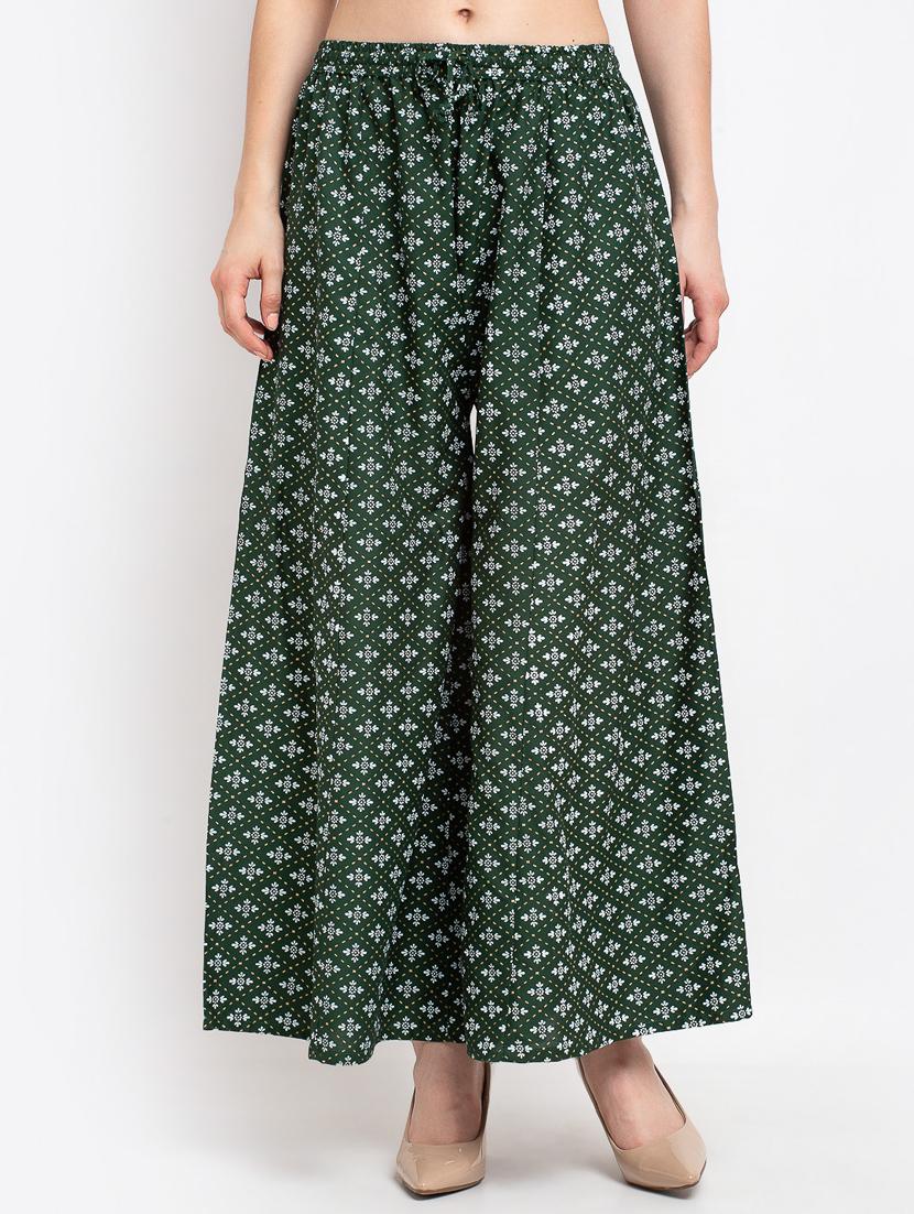 pack of 2 printed flared palazzo - 19125541 -  Standard Image - 1