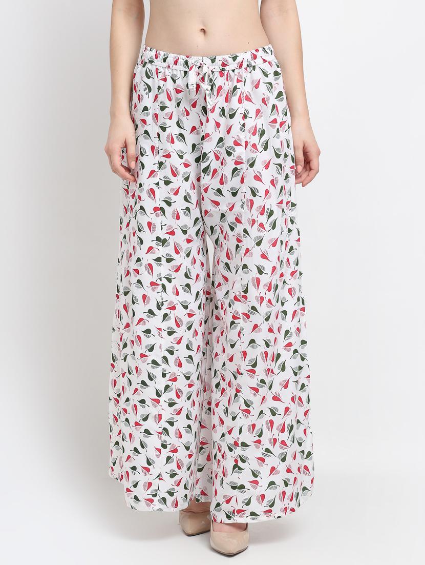 pack of 2 printed flared palazzo - 19125576 -  Standard Image - 1