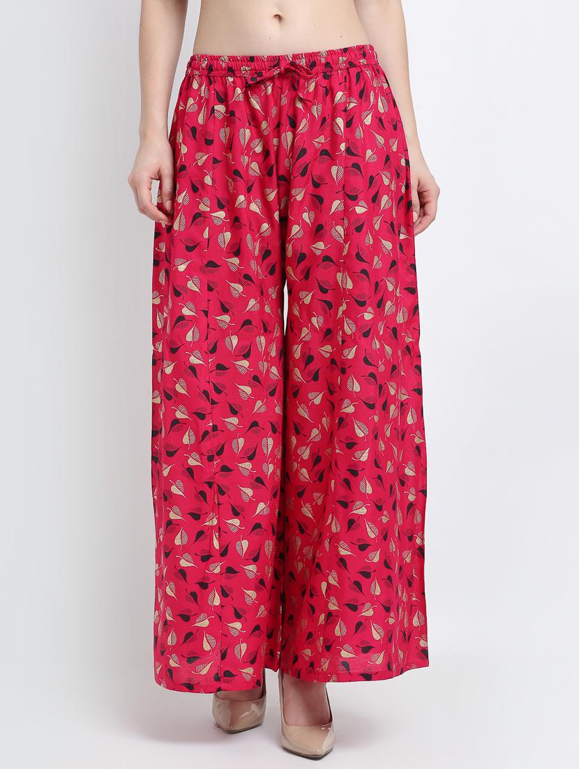 pack of 2 printed flared palazzo - 19125586 -  Standard Image - 1