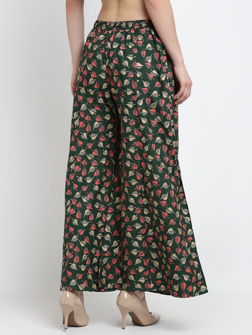 pack of 2 printed flared palazzo - 19125611 - Standard Image - 4