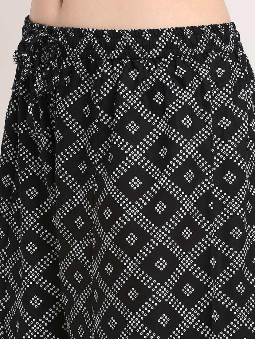 black rayon palazzos - 19125621 -  Standard Image - 4