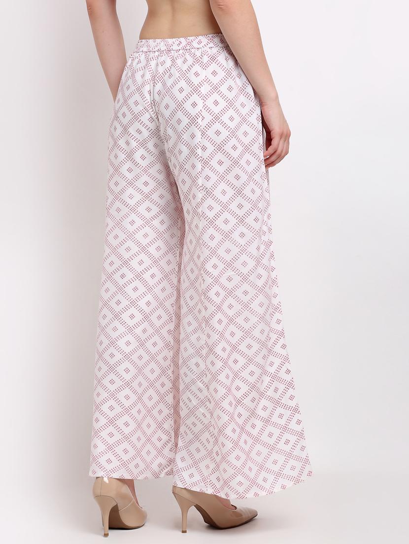 pack of 2 printed flared palazzo - 19125640 - Standard Image - 4
