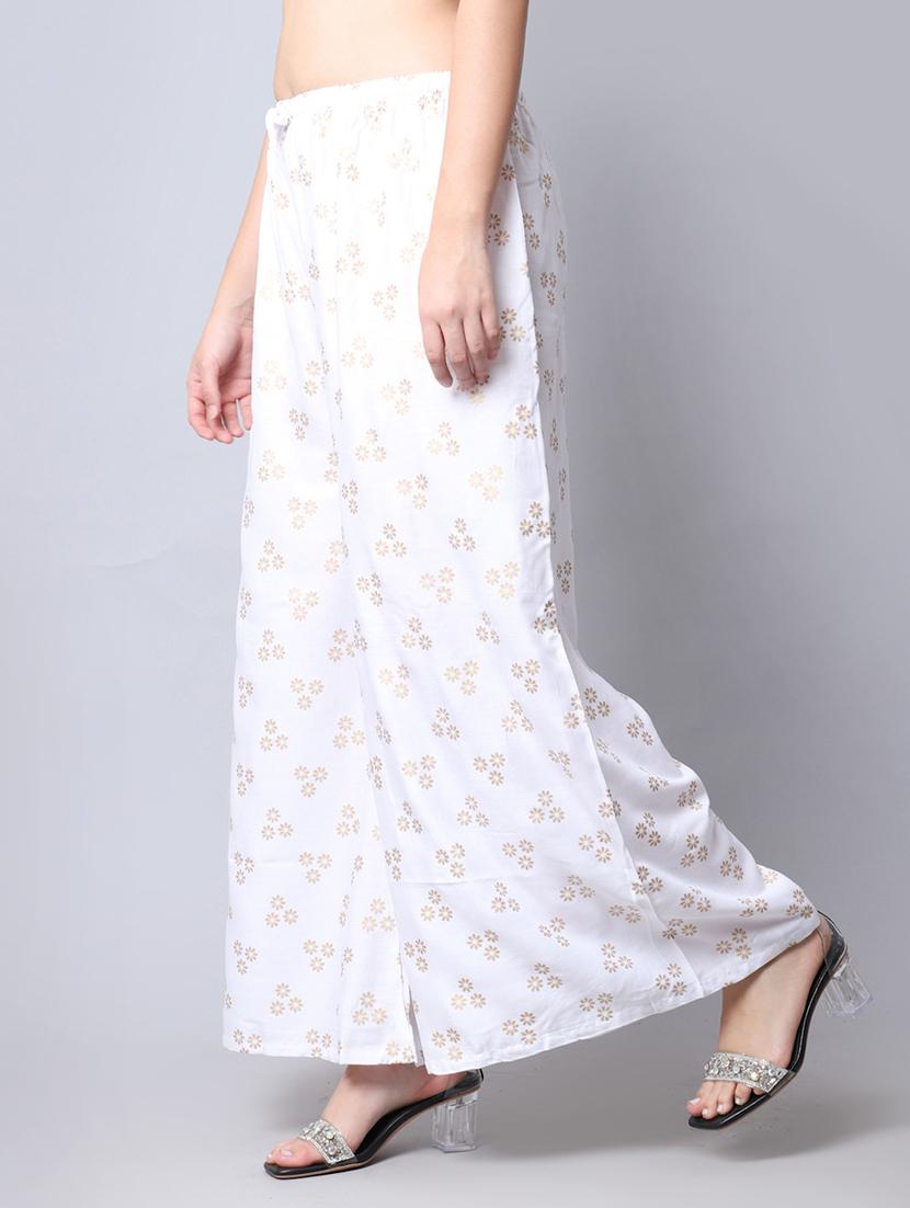 pack of 2 printed flared palazzo - 19125909 - Standard Image - 1