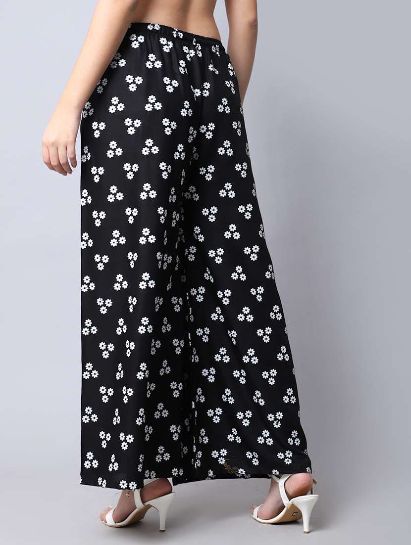 pack of 2 printed flared palazzo - 19125910 -  Standard Image - 4