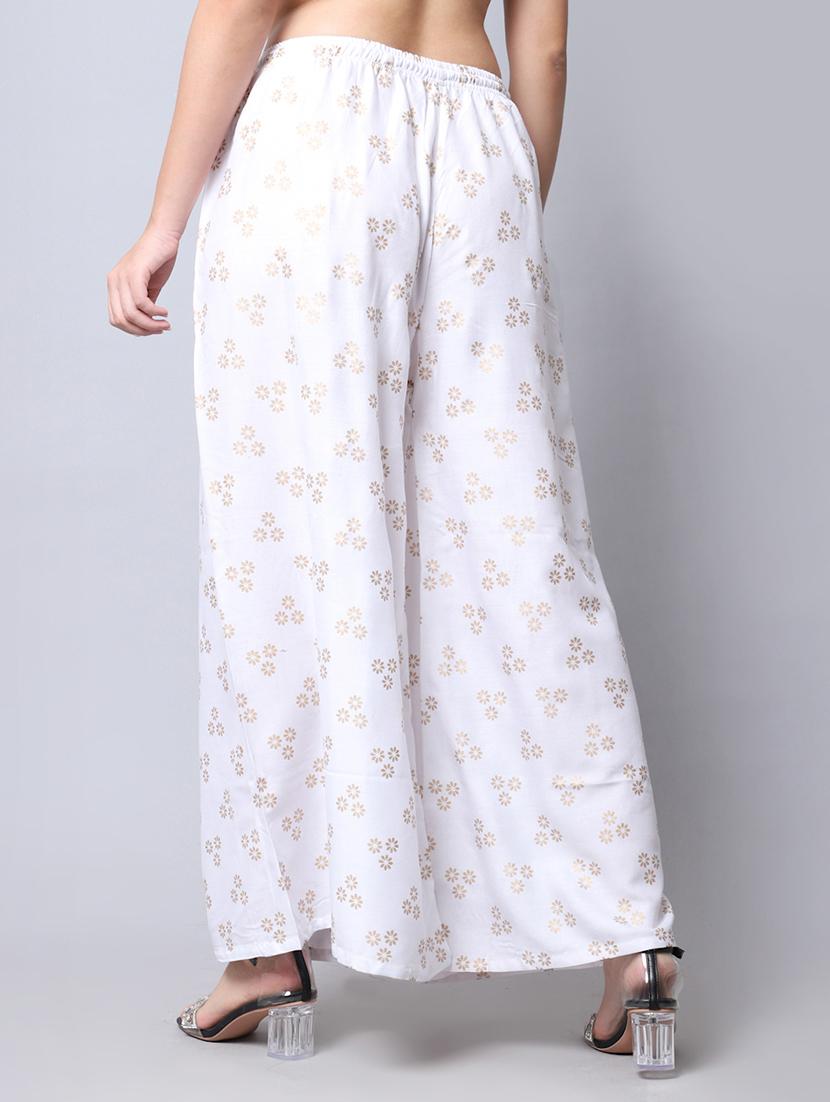 pack of 2 floral printed flared palazzo - 19125917 - Standard Image - 4