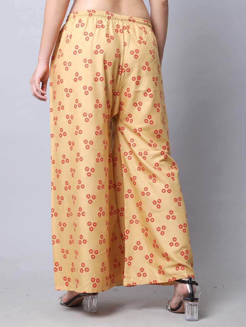 pack of 2 printed flared palazzo - 19125936 -  Standard Image - 4