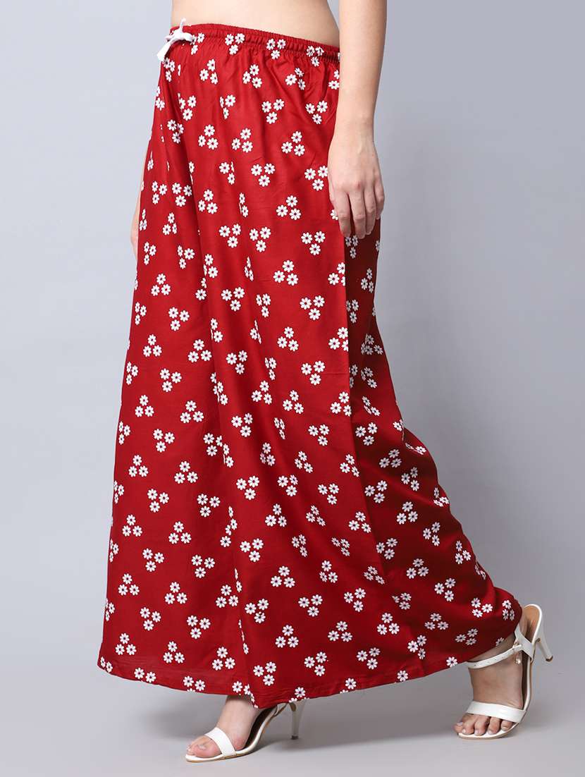 pack of 2 printed flared palazzo - 19125941 -  Standard Image - 1