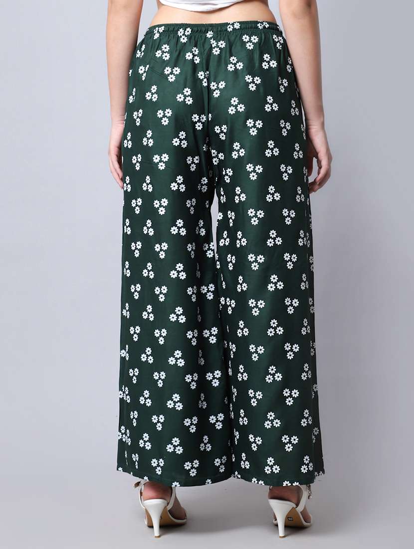 pack of 2 printed flared palazzo - 19125941 -  Standard Image - 4