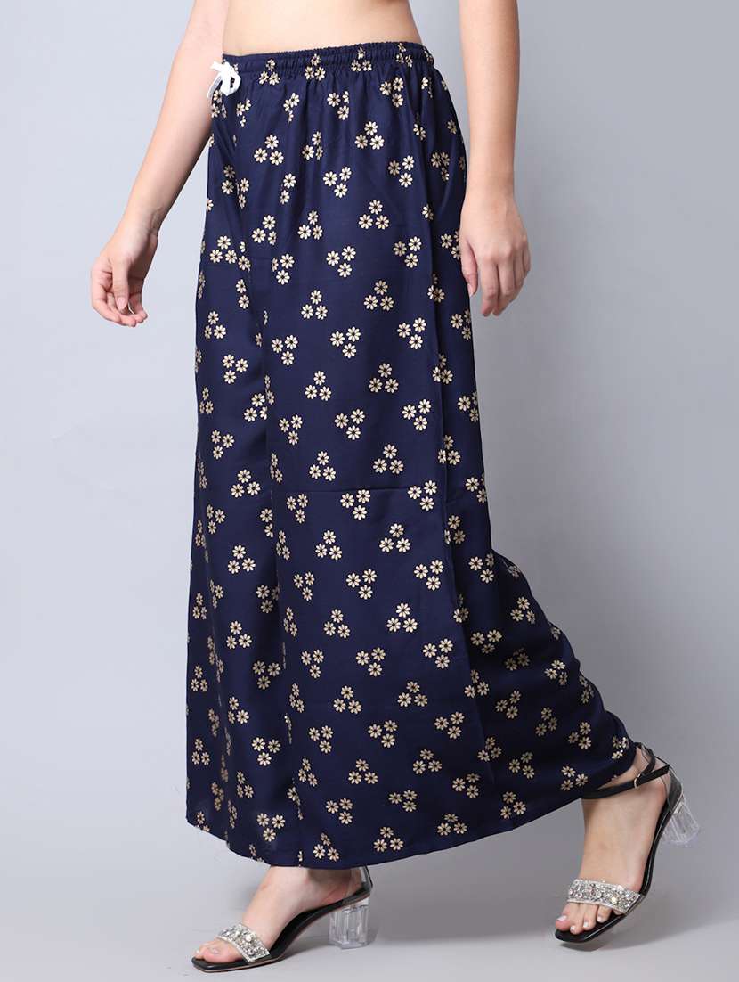 pack of 2 printed flared palazzo - 19125943 -  Standard Image - 1