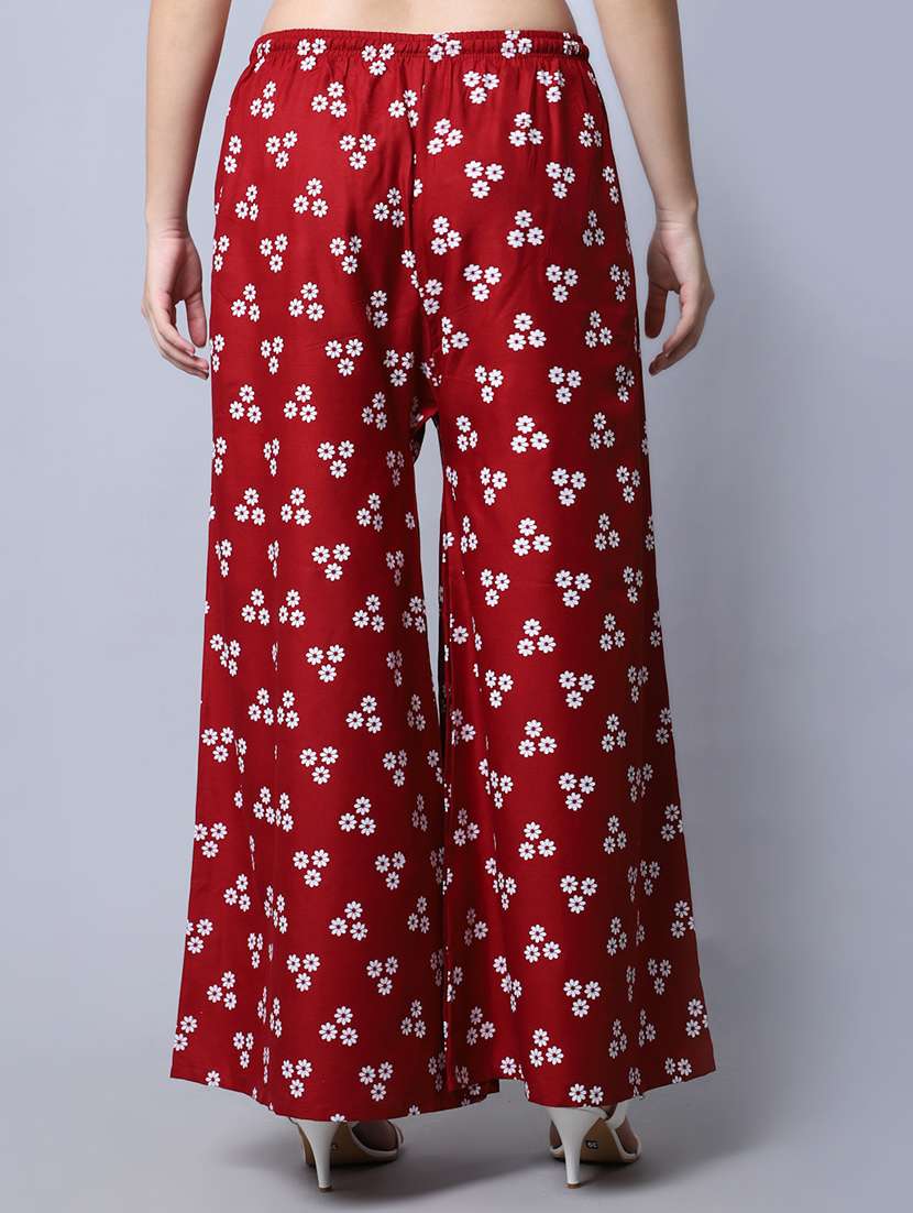 pack of 2 printed flared palazzo - 19125947 -  Standard Image - 4