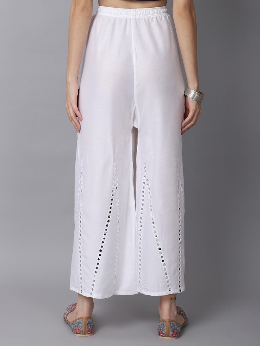 pack of 2 solid flared palazzo - 19126069 - Standard Image - 4