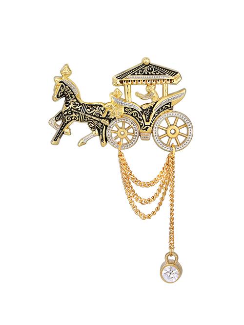 black metal brooch - 19126164 -  Standard Image - 0
