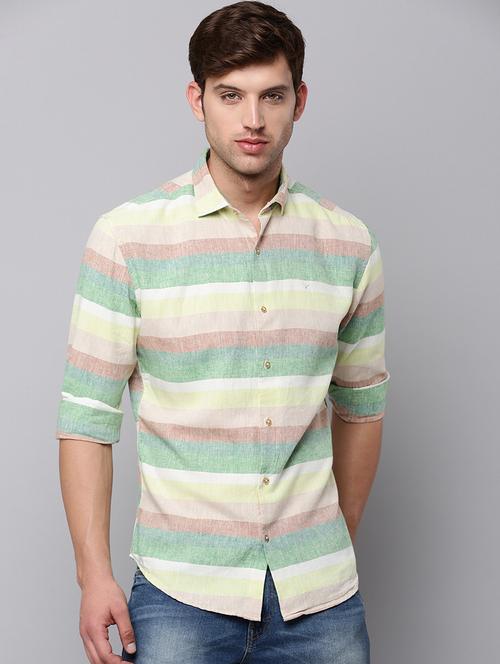 mens color block casual shirt - 19126258 -  Standard Image - 0