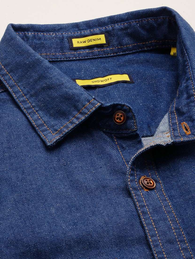 mens solid casual shirt - 19126265 -  Standard Image - 6