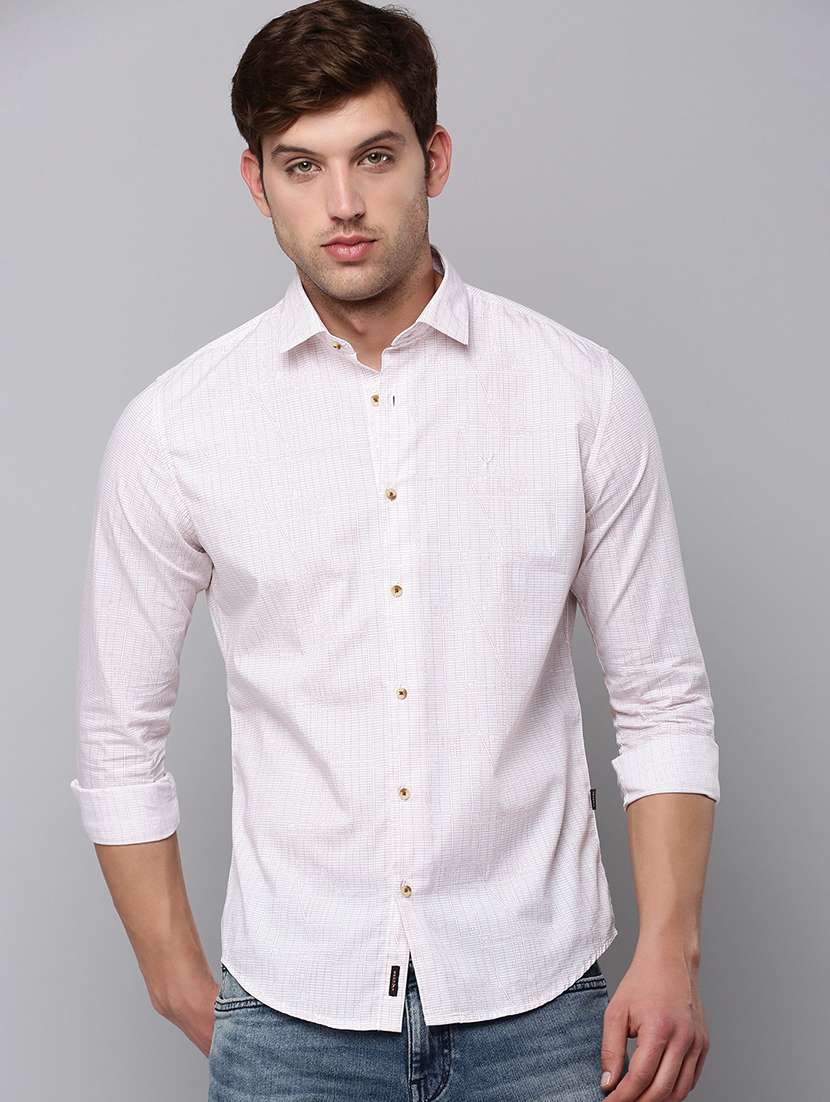 mens printed casual shirt