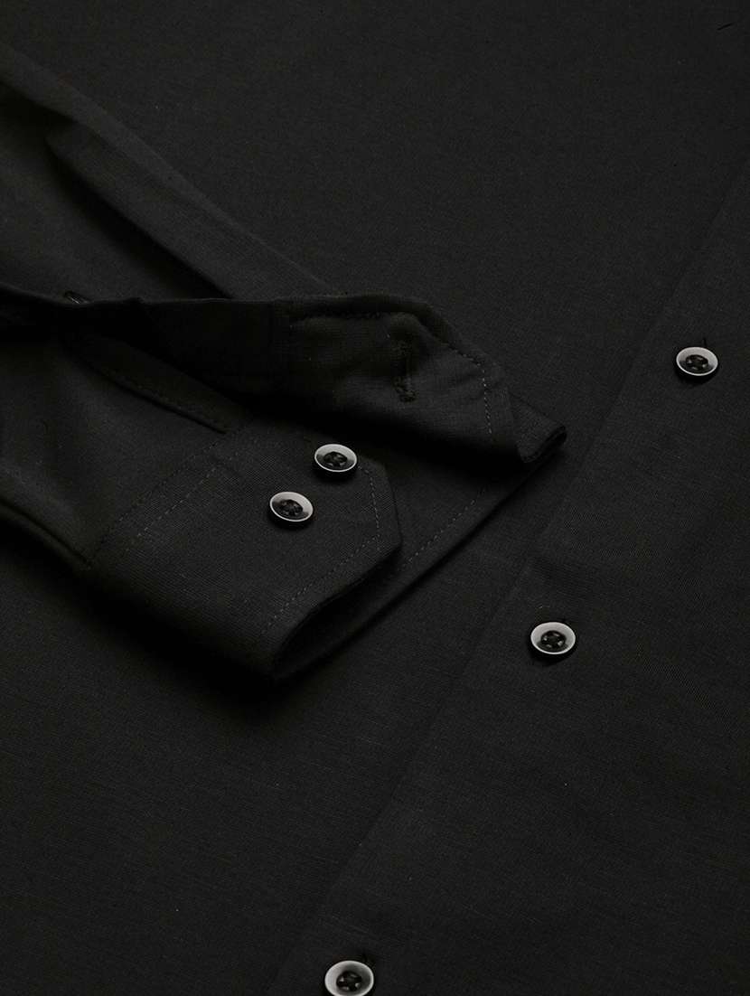 mens solid casual shirt - 19126357 -  Standard Image - 6