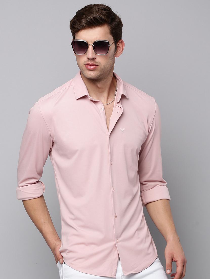 mens solid casual shirt - 19126360 -  Standard Image - 1