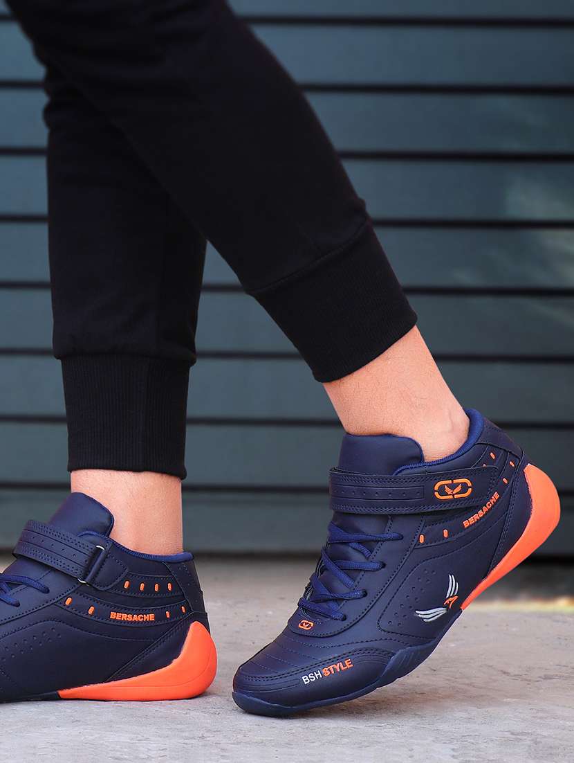 blue lace up sport shoe - 19127104 - Standard Image - 4